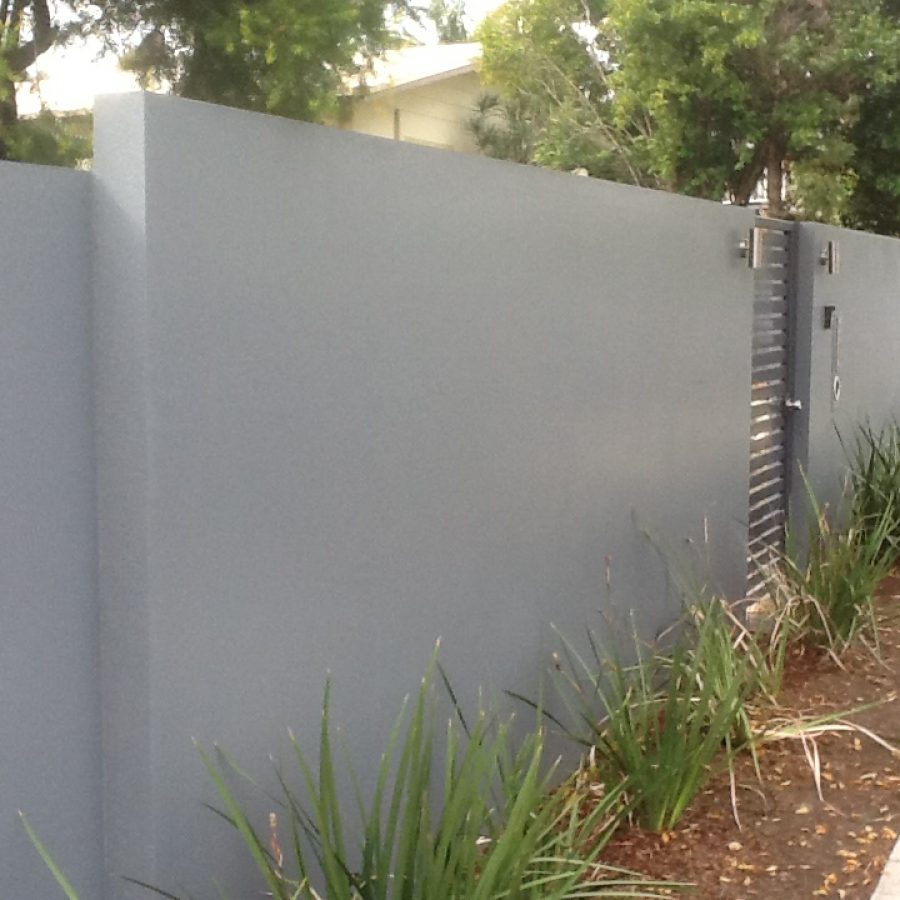 Concrete Panel Fence